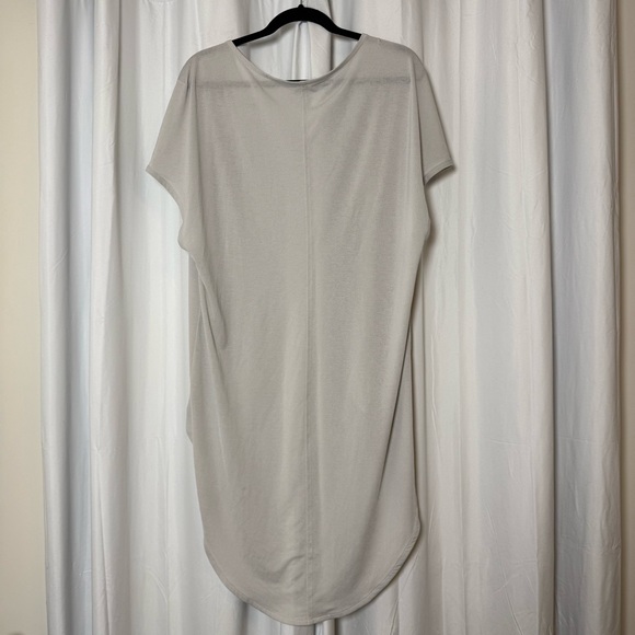 Lucy Yoga Flow Wrap Top Duster Cardigan Dove Gray - Picture 4 of 9